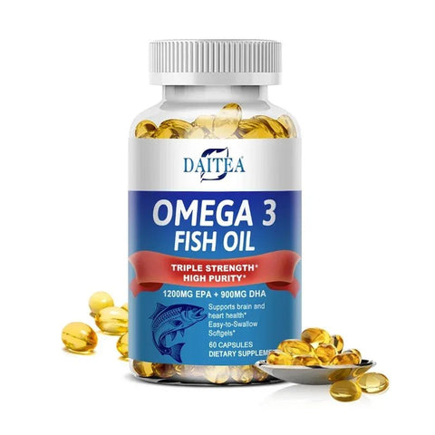 Omega 3 Fish Oil - Supports Hair And Skin Health SOOMIIG - nutriamazonia