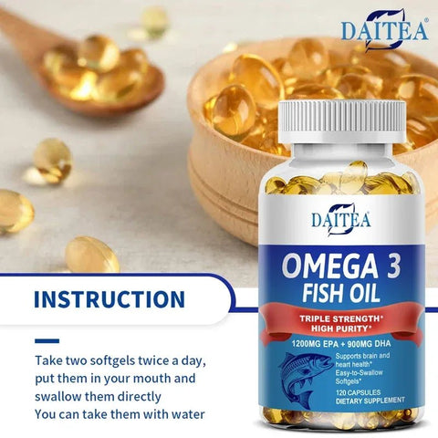 Omega 3 Fish Oil - Supports Hair And Skin Health SOOMIIG - nutriamazonia
