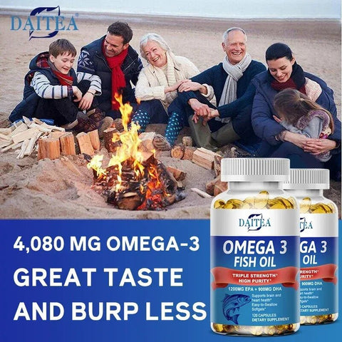 Omega 3 Fish Oil - Supports Hair And Skin Health SOOMIIG - nutriamazonia