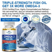 Omega 3 Fish Oil - Supports Hair And Skin Health SOOMIIG - nutriamazonia