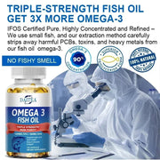 Omega 3 Fish Oil - Supports Hair And Skin Health SOOMIIG - nutriamazonia