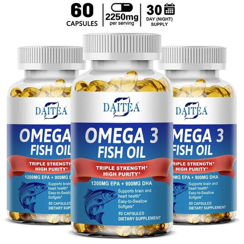 Omega 3 Fish Oil - Supports Hair And Skin Health SOOMIIG - nutriamazonia