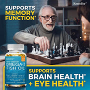 Omega-3 Fish Oil - Supports Heart And Brain Health Kenofor - nutriamazonia