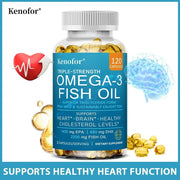 Omega-3 Fish Oil - Supports Heart And Brain Health Kenofor - nutriamazonia