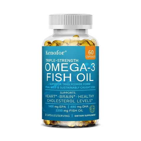Omega-3 Fish Oil - Supports Heart And Brain Health Kenofor - nutriamazonia