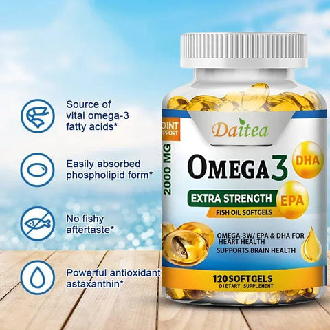 Omega 3 Fish Oil - Supports Heart Health - nutriamazonia