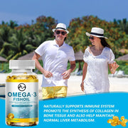 Omega 3 Fish Oil - Supports Heart Health Adults Premium - nutriamazonia