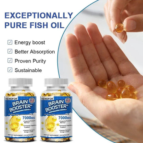 Omega 3 Fish Oil - Supports Heart Health KenoforCharge Boost - nutriamazonia
