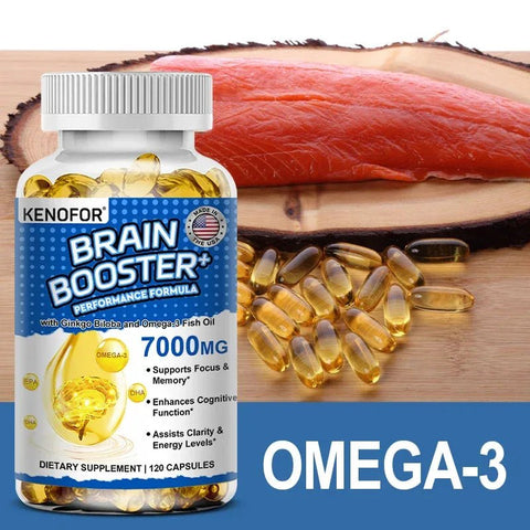 Omega 3 Fish Oil - Supports Heart Health KenoforCharge Boost - nutriamazonia
