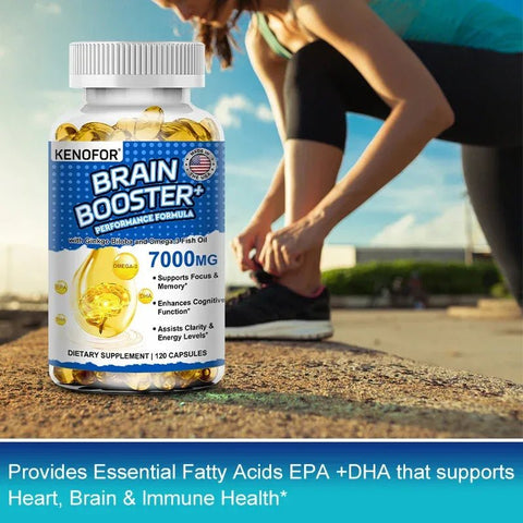 Omega 3 Fish Oil - Supports Heart Health KenoforCharge Boost - nutriamazonia