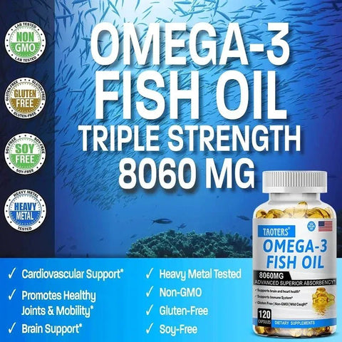 Omega-3 Fish Oil - Supports Immunity And Skin Health Adults - nutriamazonia