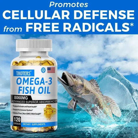 Omega-3 Fish Oil - Supports Immunity And Skin Health Adults - nutriamazonia