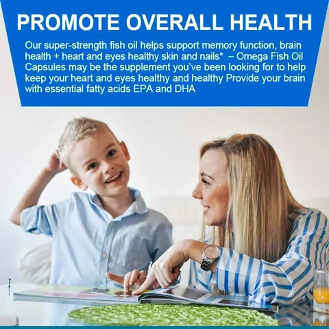 Omega-3 Fish Oil - Supports Immunity And Skin Health Adults - nutriamazonia