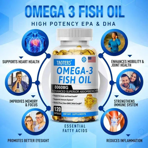 Omega-3 Fish Oil - Supports Immunity And Skin Health Adults - nutriamazonia