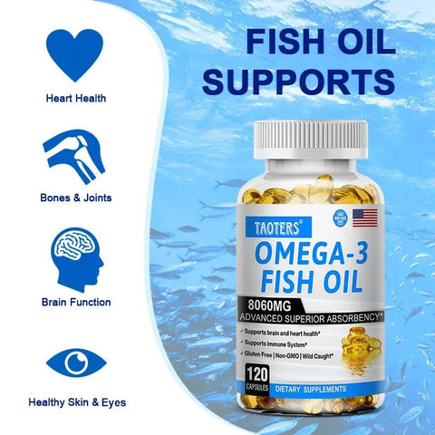 Omega-3 Fish Oil - Supports Immunity And Skin Health Adults - nutriamazonia