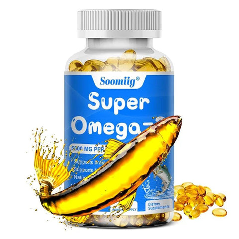 Omega 3 Fish Oil - Supports Joints Brain Eyes SOOMIIG Adults - nutriamazonia