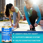 Omega 3 Fish Oil - Supports Joints Brain Eyes SOOMIIG Adults - nutriamazonia