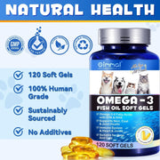 Omega 3 Fish Oil - Supports Skin And Coat Health - nutriamazonia