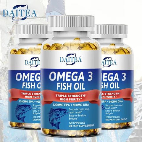 Omega 3 Fish Oil - Triple Strength For Heart Health Daitea - nutriamazonia