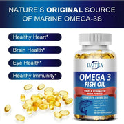 Omega 3 Fish Oil - Triple Strength High Purity Daitea - nutriamazonia