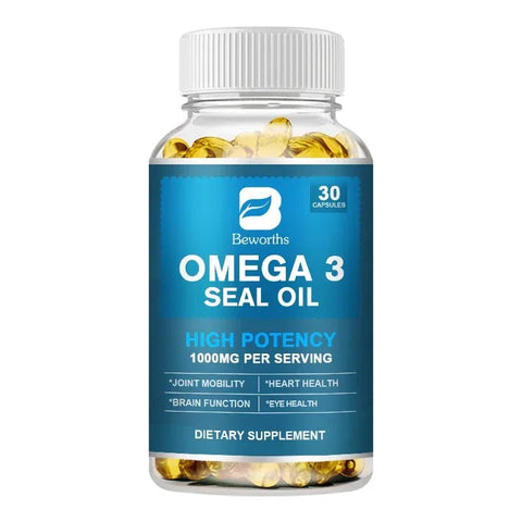 Omega 3 Seal Oil - Brain & Vision Support MINCH Adults - nutriamazonia