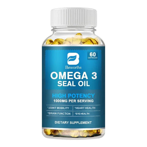 Omega 3 Seal Oil - Brain & Vision Support MINCH Adults - nutriamazonia