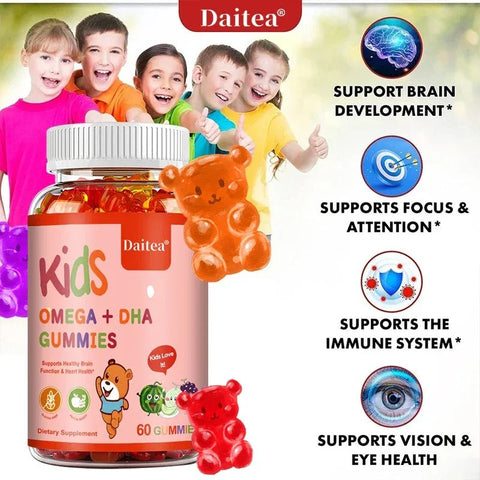 Omega DHA Gummies - Brain Development And Focus Daitea - nutriamazonia