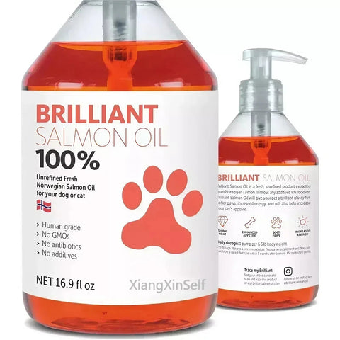 Salmon Fish Oil For Pets - Omega-3 For Healthy Skin And Coat - nutriamazonia