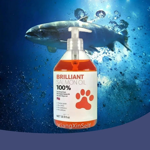 Salmon Fish Oil For Pets - Omega-3 For Healthy Skin And Coat - nutriamazonia