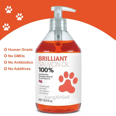 Salmon Fish Oil For Pets - Omega-3 For Healthy Skin And Coat - nutriamazonia