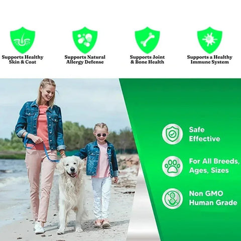 Salmon Fish Oil For Pets - Supports Shiny Coat NutriAmazonia - nutriamazonia