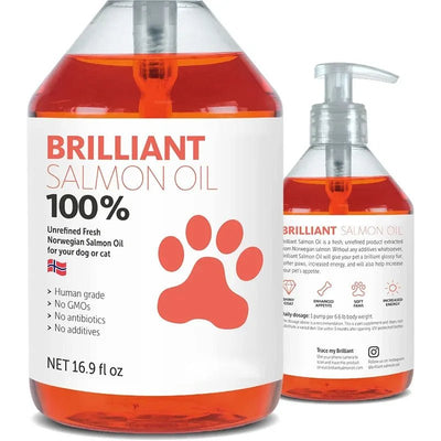Salmon Fish Oil For Pets - Supports Shiny Coat NutriAmazonia - nutriamazonia