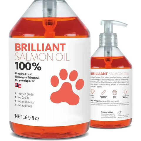 Salmon Fish Oil For Pets - Supports Shiny Coat NutriAmazonia - nutriamazonia