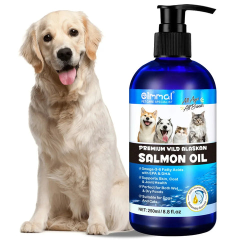 Salmon Oil For Dogs Omega3 - Supports Skin And Coat Health - nutriamazonia