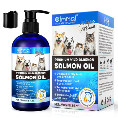 Salmon Oil For Dogs Omega3 - Supports Skin And Coat Health - nutriamazonia