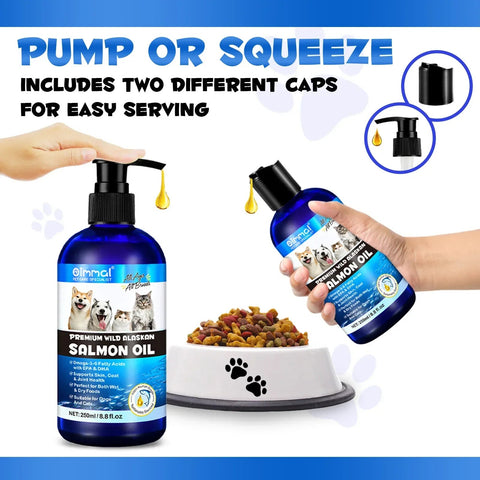 Salmon Oil For Dogs Omega3 - Supports Skin And Coat Health - nutriamazonia