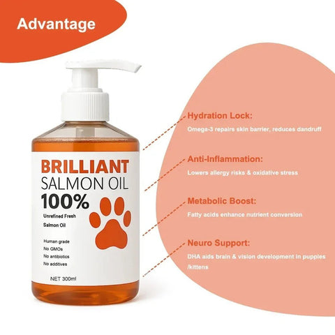 Salmon Oil - Omega 3 Health Booster Nutriamazonia Dogs - nutriamazonia