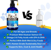 Salmon Oil Omega-3 - Supports Skin And Coat AEVYVKV Elite - nutriamazonia