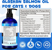 Salmon Oil Omega-3 - Supports Skin And Coat AEVYVKV Elite - nutriamazonia
