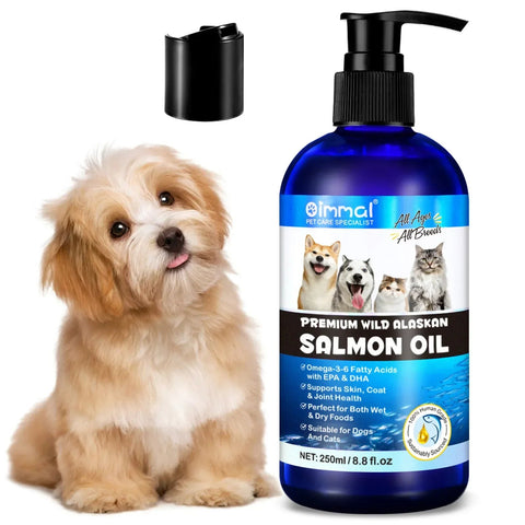 Salmon Oil Omega-3 - Supports Skin And Coat AEVYVKV Elite - nutriamazonia