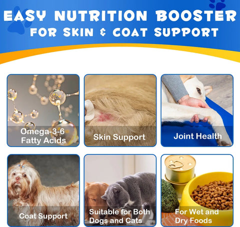 Salmon Oil Omega-3 - Supports Skin And Coat AEVYVKV Elite - nutriamazonia