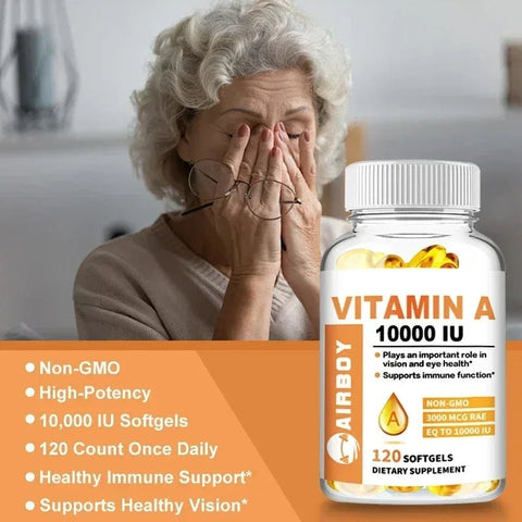 Vitamin A 10000IU - Vision Immunity Support Xemenry Daily - nutriamazonia