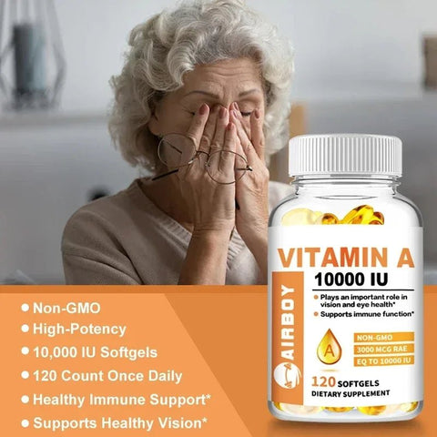 Vitamin A 10000IU - Vision Immunity Support Xemenry Daily - nutriamazonia