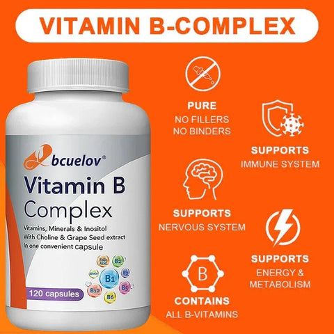 Vitamin B Complex - Energy Immunity Boost - nutriamazonia