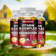 Vitamin B Complex - Energy Support Holucks Adults Vitality - nutriamazonia