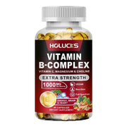 Vitamin B Complex - Energy Support Holucks Adults Vitality - nutriamazonia