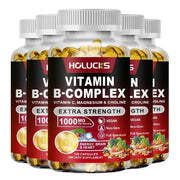 Vitamin B Complex - Energy Support Holucks Adults Vitality - nutriamazonia