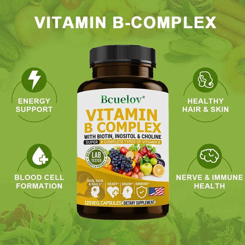 Vitamin B Complex - Immune Support Bcuelov - nutriamazonia
