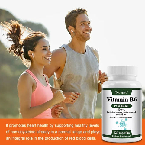 Vitamin B6 - Immunity Mood Support Tecepec Adults Boost - nutriamazonia