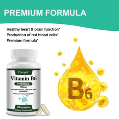 Vitamin B6 ImmunitynutriamazonianutriamazoniaVitamin B6 Immunity &amp; Mood Support Tecepec
Introduction
Tecepec Vitamin B6, from nutriamazonia, is a simple, unisex daily vitamin for adults seeking immune suppoVitamin B6 - Immunity Mood Support Tecepec Adults Boost
